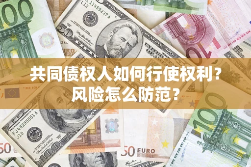 济南共同债权人如何行使权利？风险怎么防范？