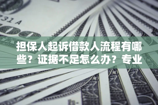 济南担保人起诉借款人流程有哪些？证据不足怎么办？专业律师解答
